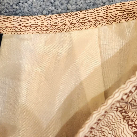 NWT Jones Wear A-line full pleated skirt geometric pattern Size 10 - Picture 5 of 11